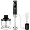 Ufesa Frullatore a Immersione Mars Max 1200W, Controllo della Velocità Variabile, Funzione Turbo, 4 Lame ad Alta Efficienza, Inox, Ergonomico, Sistema Antischizzo, Bicchiere, Tritatutto e Frusta