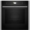 NEFF B64CS71N0 - Forno da incasso N90, 60 x 60 cm, Slide&Hide, display TFT Full Touch, programmi automatici, Soft Open & Close, colore: Nero
