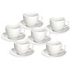 Tognana GF085020000 Set Sei Tazze, Bianco, 44.8 x 28 x 8.6 cm