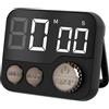 Vonsera Timer Cucina Timer Digitale, Timer da Cucina Magnetico con Ampio Display LCD e Allarme Sonoro, Contaminuti come Cucinare, Cuocere al Forno, Sport, Esami, Giochi