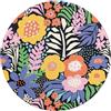 Miquelrius - Tappetino mouse rotondo decorativo Tropicale | Stampa floreale vivace | Superficie precisa e resistente | Ø200 mm | Perfetto per scrivanie moderne o zone studio