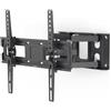 Hama Supporto da parete TV girevole inclinabile telescopico di garanzia 10 anni (TV 32 a 65, 165 cm 40 kg Max, Inclinazione -15°/+15°, rotazione 160°, VESA 400 x 400, Gestione dei cavi, Cavi