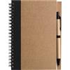 IMPRESSION Taccuino stella | cartone riciclato | pagine a righe | penna a sfera Personalizzate o neutre