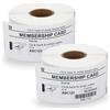 BETCKEY - 2 Rotoli 11356 Etichette Compatibile con DYMO S0722560, 41mm x 89mm, 600 Etichette per Badge Piccole Utilizzo per LabelWriter 450 4XL NON per 550 o 5XL