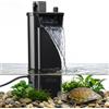 fishkeeper Pompa filtro a cascata a basso livello d'acqua, filtro interno per acquario