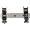 Harilla Supporto Manubri in Acciaio Inox 304 con Ripiano Regolabile Multi Fori Culle Protettive Antiscivolo Base Stabile Peso 12 Kg Adatto per Sala Pesi Domestica Stoccaggio Pesi Ordinato