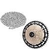 Generico Volano for bici da strada a catena K7 a ruota libera 8V 9V 10V 11V 12V(10SPEED 11-46T)