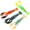 Gadpiparty Esche Artificiali in Silicone per Pesca 4 Pezzi Soft Lure 95mm Realistiche Facili da Usare per Attrezzatura da Pesca all Aperto