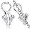 Otoolling 1 catena di ancoraggio per barca da 10-12 o 6-8 mm, in acciaio inox, per corda di ancoraggio, dispositivo di ormeggio, accessorio hardware (6-8 mm)