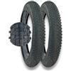 Generico KIT 2 COPERTONI FAT BIKE BICI ELETTRICA 20 X 2.60 66 406
