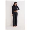 Intimissimi Pantaloni Lunghi A Palazzo In Modal Light Con Cashmere Nero