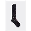 Intimissimi Calze Lunghe In Cotone Dc Comics Superman Blu