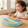 Piano Xylophone Colorato Xilofono con Tasti Educativo per Asilo Nido