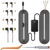 TERUNSOUl Dashcam Hardwire Kit V3F, 12 V-24 V a 5 V tipo C, kit cablaggio fisso 3 m, indicatore di tensione, protezione da bassa tensione a 3 livelli, 4 adattatori di fusibile, modalità parcheggio 24
