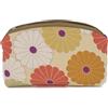 NOREN Piccola borsa per il trucco fatta in Giappone/carino sacchetto cosmetico da viaggio per donne ragazze, KIKKA / Giallo, W7.09 x D1.57 x H4.72 inch (18 x 4 x 12 cm), Vintage
