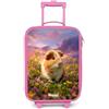 NoBoringSuitcases.com NoBoringSuitcases© Valigia Rosa Per Bambini Compatto Bagaglio Ultraleggero