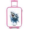 NoBoringSuitcases.com NoBoringSuitcases© Valigia Rosa Per Bambini Compatto Bagaglio Ultraleggero