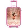 NoBoringSuitcases.com NoBoringSuitcases© Valigia Rosa Per Bambini Compatto Bagaglio Ultraleggero