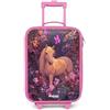 NoBoringSuitcases.com NoBoringSuitcases© Valigia Rosa Per Bambini Compatto Bagaglio Ultraleggero