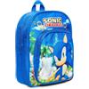 Sonic The Hedgehog Zoom Zaino Blu, Taglia Unica