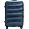 WITTCHEN Motion Line Valigia media bagaglio da viaggio leggero Valigia rigida policarbonato lucchetto TSA manico telescopico 4 ruote doppie 360° Taglia L Blu navy
