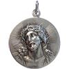 I G J Medaglia del Santo Volto di Gesù Cristo - Ecce Homo - Alto Rilievo - Misura Grande - Big Size - 32 mm