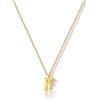 HANLI Collana Personalizzata Con Nome Iniziale F Donna Oro Placcato 14K Anallergici Leggeri Trendy Gioielli di Moda per le Donne