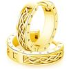 Friggem Orecchini vichinghi Orecchinis Nodo celtico in Argento sterling 925 e Orecchini runa nordica, Cerchio Ipoallergenici Gioielli Regalo per Uomo e Donna