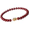 SPAYEIM FengShui Calabash Cinnabar Bracciale, Fengshui Cinnabar Wealth Bracciale, Feng Shui Calabash Bracciale per ricchezza e protezione, buona fortuna soldi amuleto, 9 inch, Nylon