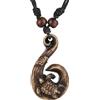 STWTR Collana tribale Maori con ciondolo a forma di tartaruga hawaiana, Standard, Materiale: resina, Nessuna pietra preziosa