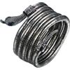 Clearine Braccialetto a serpente Snake aperto bracciale regolabile punk choker flessibile multiuso collana medusa gioielli Halloween regalo per donne uomini
