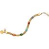 SINGULARU Bracciale da donna Tape Stones Acciao Placcato Oro