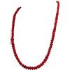 Treasure Bay TreasureBay - Collana con perline di corallo rosso naturale, lunghezza 48 cm, in una bellissima scatola regalo