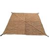 CocoWeave Telo ombreggiante quadrato - 5x5 metri - Telo parasole resistente ed elegante in fibra di cocco -Protezione solare efficace e vela parasole permeabile all'acqua-Per terrazza o giardino-20 KG