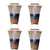 Chansunokku Set di 4 trappole per mosche, per esterni, per api, mosche, zanzare (no attrattivo)
