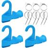 Generisch Bestways - Supporto per tubo da piscina, con 6 fascette, per tubi da 2,5 a 3,8 cm, prolunga la durata del tubo, confezione da 3 pezzi