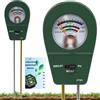 FUNJIYEE Misuratore del Suolo 3 in 1, Tester Terreno Multifunzionale per Umidità/Fertilità/PH, Tester per Il Suolo, Misuratore di Terreno Giardino, con Istruzioni(Non Sono Necessarie Batterie)