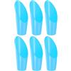 M METERXITY 6-Pack Pale Per Terreno Bonsai, Pale Da Giardino In Plastica Secchio Paletta Per Rinvaso/Piantagione Di Fiori/Piante Succulente, Piccoli Attrezzi Da Giardino Colorati [Blu]
