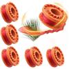MOLHEM Bobina di ricambio per decespugliatore Worx McGregor MCT2X1825 CLGT18LG/1 WX150 WG163E WG157E, 6 pezzi