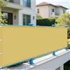 GOUER Tenda Vela Parasole 120 x 150 cm Protezione Solare Tenda da Sole per Esterno Traspirante per Esterno, Giardino, Terrazza, Balcone, Piscina, Patio, Giallo sabbia
