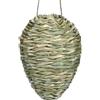 Generic artificiale per calabrone, esca preventiva, alveare leggero da appendere con materiale ecologico, accessorio per patio esterno, ornamento da giardino con stile intrecciato, per da