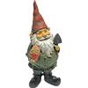 Design Toscano Garden Gnome Statue - Dagoberto con i regali Garden Gnome - Prato Gnome