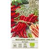 Organic Way| SEMI DI PEPERONCINO RODE WESTLANDSE LANGE | Semi di ortaggi | Semi di Peperoncino | Semi di piante | Semi da giardino | 1 pacchetto