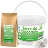 HYDROPLANETE Terra di Diatomee 400g 1kg 2kg 5kg 10kg 20kg | Terra Diatomacea di Grado Alimentare Multiuso in Agricoltura Biologica e Casa | Elevata Purezza | Fertlizzante Naturale e Controllo dei Parassiti