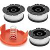 Fengfire per tagliabordi compatibili con Black Decker Sostituire AF-100 ST5530-GB GLC3630L20-GB STC1820PC-GB BESTA530-GB BESTA525-GB, con Copertura per Bobina e Molla