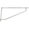 Amig - Staffa mensola - Staffa per mensole a muro - Design funzionale e facile installazione - 290 x 150 mm - Acciaio inox 18/10 - Multicolore