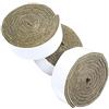 Adsamm® / 3 x rotoli di feltro autoadesivo/Marrone / 24x1000 mm/Nastro/feltro adesivo da 3.5 mm di spessore in nastro/pad protettivi per arredi