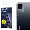 3mk Fusion Lens Protection Vetro ibrido per lente per Vivo V20 Pro 5G, Protezione lente, Senza perdita di qualità fotografica, Invisibile