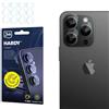 3mk Fusion Lens Protection Vetro ibrido per lente per Apple iPhone 15 Pro Max, Protezione lente, Senza perdita di qualità fotografica, Invisibile