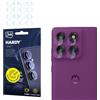 3mk Fusion Lens Protection Vetro ibrido per lente per Motorola Edge 60 Pro, Protezione lente, Senza perdita di qualità fotografica, Invisibile